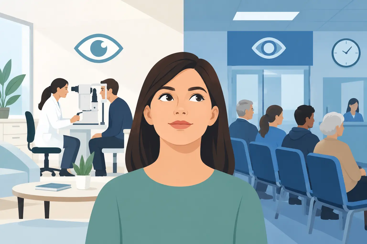 Private Clinics Versus NHS Waiting for Eye Care