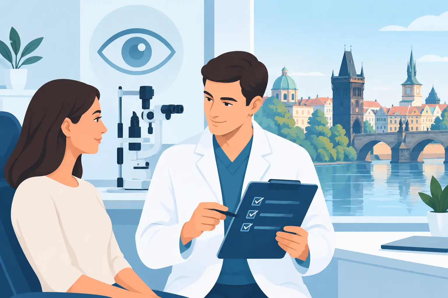 Your Prague Clinic Checklist for Eye Surgery